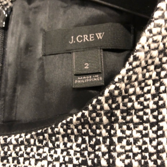 J.Crew Going places layered black tweed dress - Picture 5 of 8